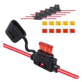 Portafusible Aereo Ato/atc 16ga 5 Unidades 10 5 Amp Auto
