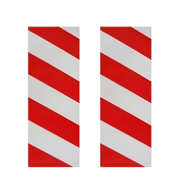 Protector cochera puertas paragolpes plano 50x10x3cm Autoadhesivo 2u