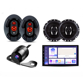 Pantalla 7 Pulgadas Android 13 Cámara Parlantes 6,5 Y 6x9