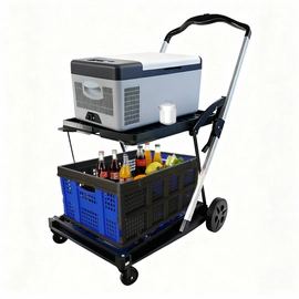 Heladera Auto Camioneta 12v Inflador Camping Carro Y Canasto