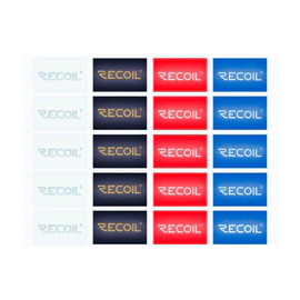 Kit Termocontraibles 8 Ga 60 Unidades Blanco Negro Rojo Azul