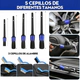 Kit Microfibras Paños Pincel Detail Limpieza Vehicular 42pc
