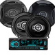 Stereo Bluetooth Radio Rgb Parlantes 6 Y 5 Pulgadas Mercury