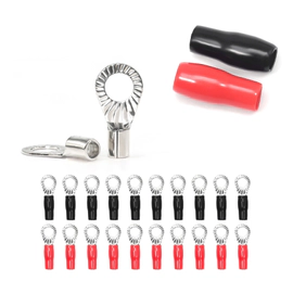 Kit 20 Terminales Ojal 8 Gauges Para Potencia Cobre