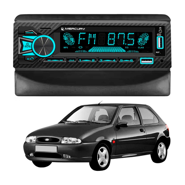 Stereo Usb Rgb Bluetooth Mercury 60w Ford Fiesta 97+
