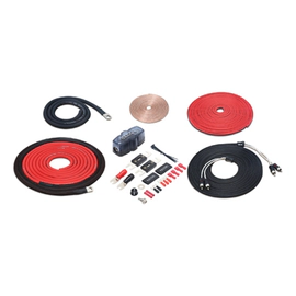 Kit De Cables Potencia 4 Gauges Ofc Cobre Fusible Recoil
