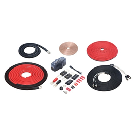 Kit De Cables Potencia 0 Gauges Ofc Cobre Fusible Recoil