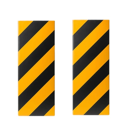 Protector cochera puertas paragolpes plano 50x10x3cm Autoadhesivo 2u