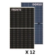 KIT SOLAR 6KW INVERSOR HIBRIDO DEYE SUN-6K-OG01LP1-EU-AM2 + BATERIA PARA RACK DE