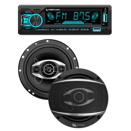 Combo Estereo Bluetooth Rgb Parlantes Blauline 6 Pulgadas