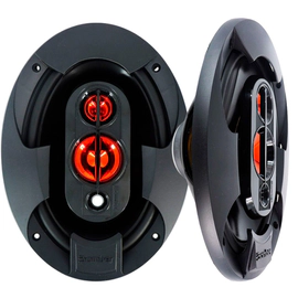 Parlantes 6x9 Bomber Bbr 65w Rms 4 Vías Cuatriaxial Luneta