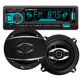 Combo Estereo Bluetooth Rgb Parlantes Blauline 5 Pulgadas