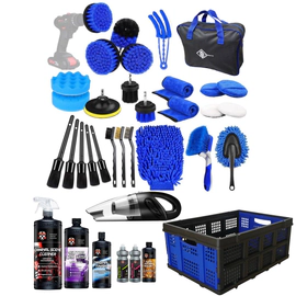 Kit De Lavado Canasto Auto Moto Premium Aspiradora Ternnova