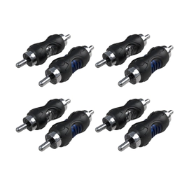 Acople Rca Macho A Macho Recoil Por 8 Unidades