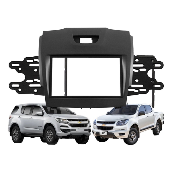 MARCO ADAPTADOR 2 DIN PERMAK DD CHEVROLET S10 12-15 8380 NEGRO BRILLANTE
