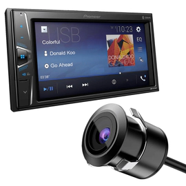 Combo Estereo Pioneer DMH-225 2DIN + Camara Retroceso GRC-20