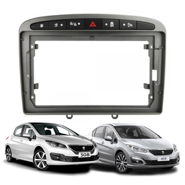 MARCO ADAPTADOR 9 PULGADAS CARAV 22-353 PEUGEOT 308 PLATA