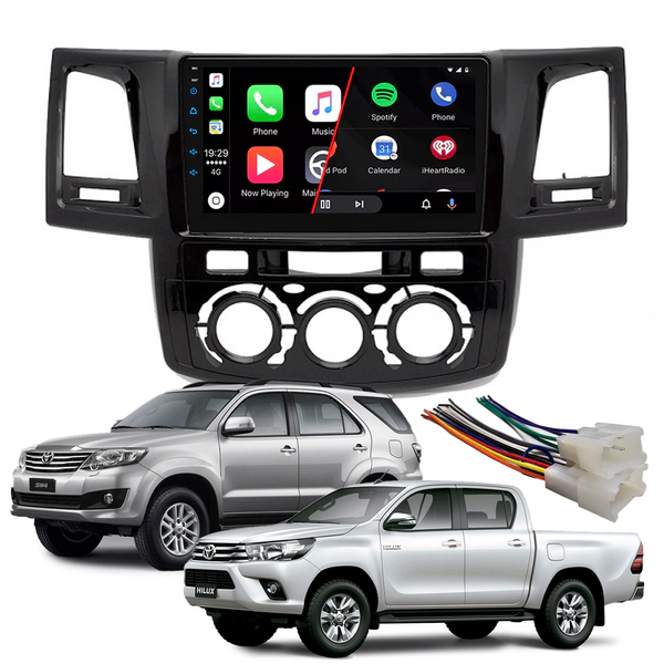 COMBO REPRODUCTOR BLAULINE BCM-950A + MARCO ADAPTADOR CARAV 22-987 TOYOTA HILUX