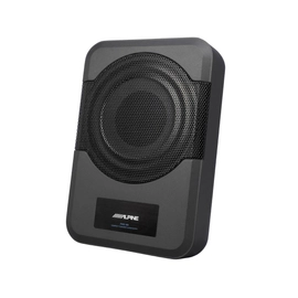 Sub Woofer Slim Potenciado Alpine Pwe S8 Extra Chato 8"