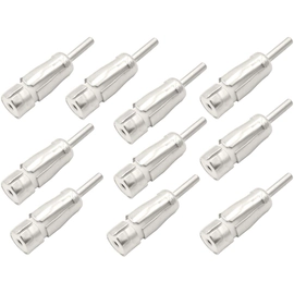 Kit 10 Adaptadores Antena Estereos Plug/Iso Blauline