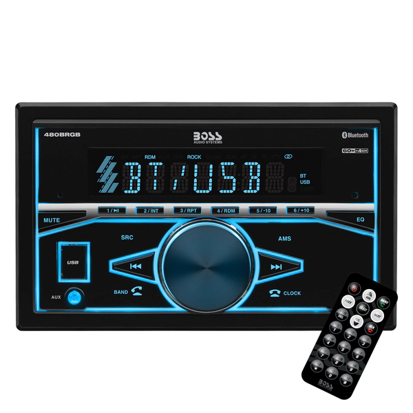 REPRODUCTOR 2 DIN STEREO BOSS 480BRGB