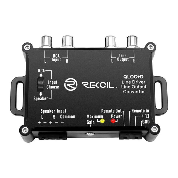 Adaptador De Impedancia Potencia 2 Canales Recoil Qloc+d