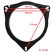 PAR AROS ADAPTADOR 6,5 PULGADAS CARAV 14-005 TOYOTA