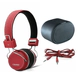 COMBO AURICULARES BOMBER QUAKE HB02 ROJO + PARLANTE PORTATIL MY BOMBER 2 BLUETOO