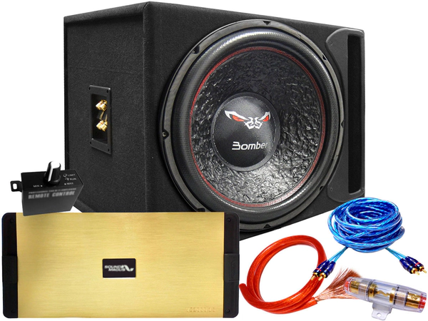 Combo Bicho Papao Subwoofer 15 2000w + Caja Premium + Potencia VS2000.1 + Kit