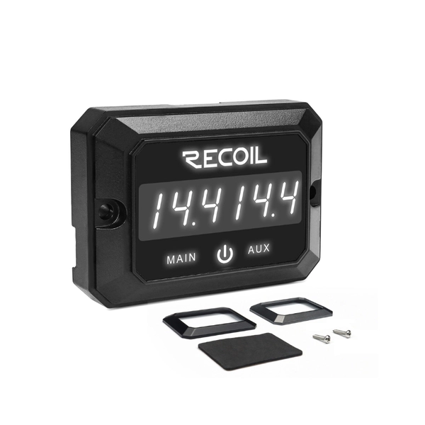 Voltimetro Doble Digital Bateria Tension 8v A 30v Recoil