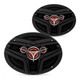 COMBO REPRODUCTOR MAGIXSON 1 DIN MX-50B + PARLANTES BOMBER CUATRIAXIAL 6X9 BBMAX