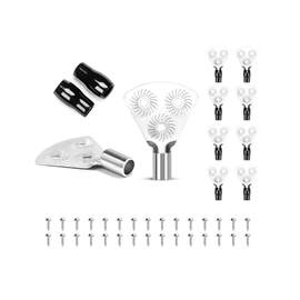 Terminales Ojal Triples 4 Gauges Cobre X 10 Unidades