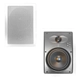 Parlantes Bafles Pared Techo Funcional Rectangular Blanco X2