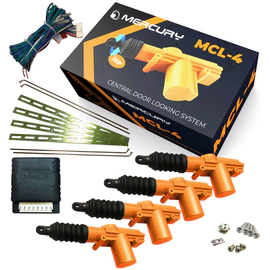 Kit De Cierre Centralizado Universal 4 Puertas Traba Puertas MERCURY MCL-4