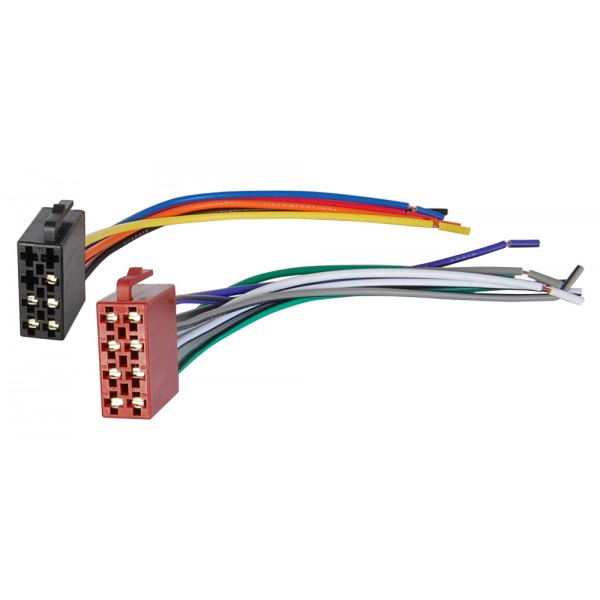 Ficha Adaptadora Estereos Doble Iso Hembra Audio Auto Descripción