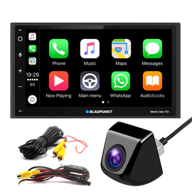 COMBO PANTALLA BLAUPUNKT MONTE CARLO 750 8624 + CAMARA ESTACIONAMIENTO GUARDTEX