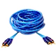 COMBO CABLE RCA BLAULINE ESTANDAR 5 MTS KTA-019 X2