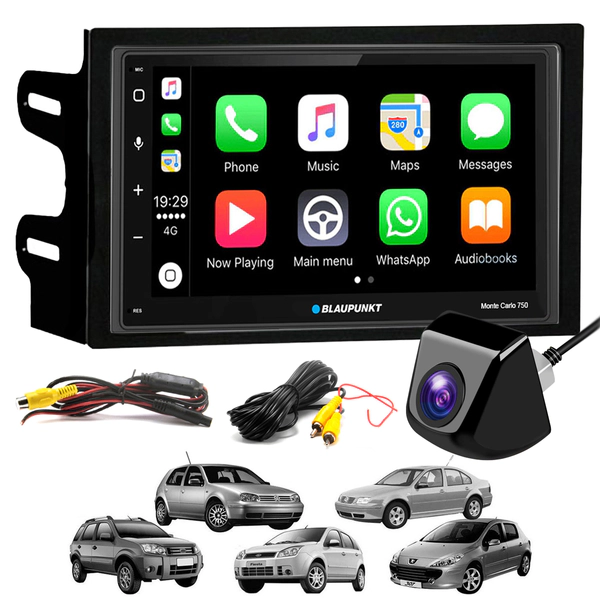 COMBO PANTALLA BLAUPUNKT MONTE CARLO 750 8624 + MARCO ADAPTADOR 2 DIN PERMAK BOR