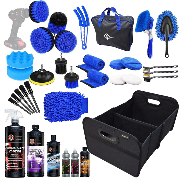 Kit Detail Vehiculo 24 Pzas Organizador 6 Productos Ternnova