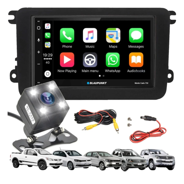 COMBO PANTALLA BLAUPUNKT MONTE CARLO 750 8624 + CAMARA ESTACIONAMIENTO GUARDTEX