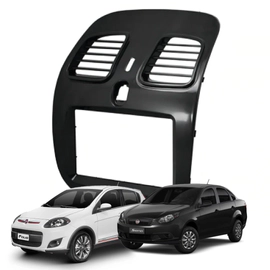 Marco Adaptador 2 Din Pantalla Fiat Palio Grand Siena Negro