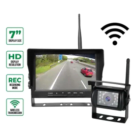 Pantalla Guardtex Dvr con Cámara para Camion Auto 12v 24v Inalambrico Graba