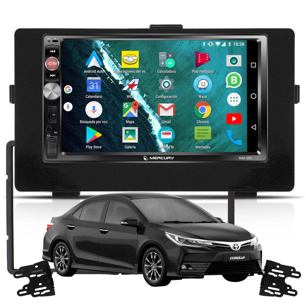 COMBO REPRODUCTOR MERCURY + MARCO ADAPTADOR TOYOTA COROLLA 8282