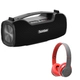 Parlante Portatil Bluetooh Bomber + Auriculares