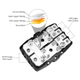 Portafusible Con Bloque Distribuidor 2x 0/2/4 Ga A 4x 4/8 Ga
