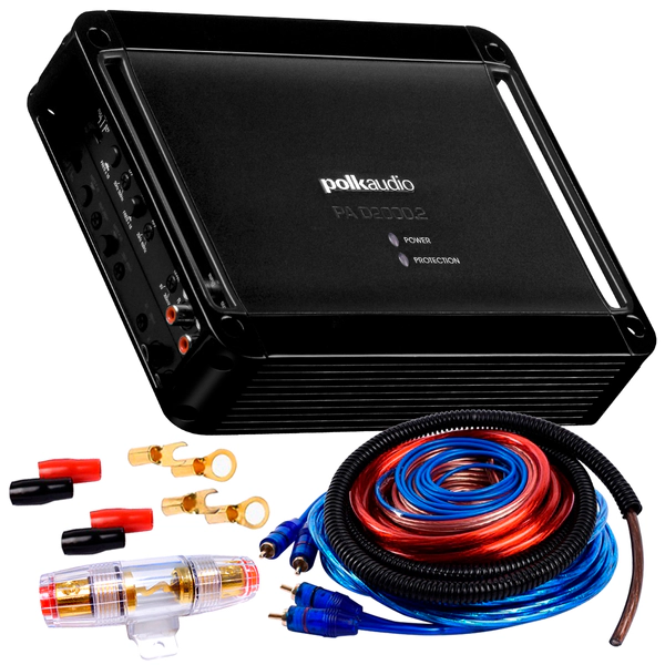 COMBO AMPLIFICADOR POLK AUDIO PAD 2000.2 + KIT DE CABLES BLAULINE K-013