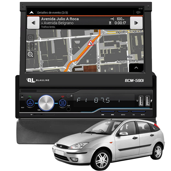 Estereo Pantalla Gps Usb Radio In Dash Focus Alta Definicion
