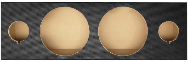 RACK 2MD 8" + 2TW 3.5" CORTA ALF 0273 (4 CUERPOS)