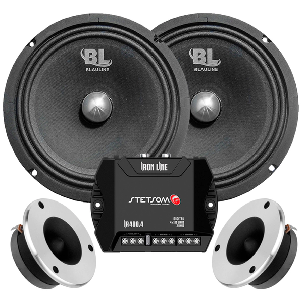 COMBO STETSOM IR400.4 2 OHMS + BM-840 (X2) + BT-150