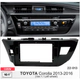 MARCO ADAPTADOR 10 PULGADAS CARAV 22-013 TOYOTA COROLLA 2013 - 2016